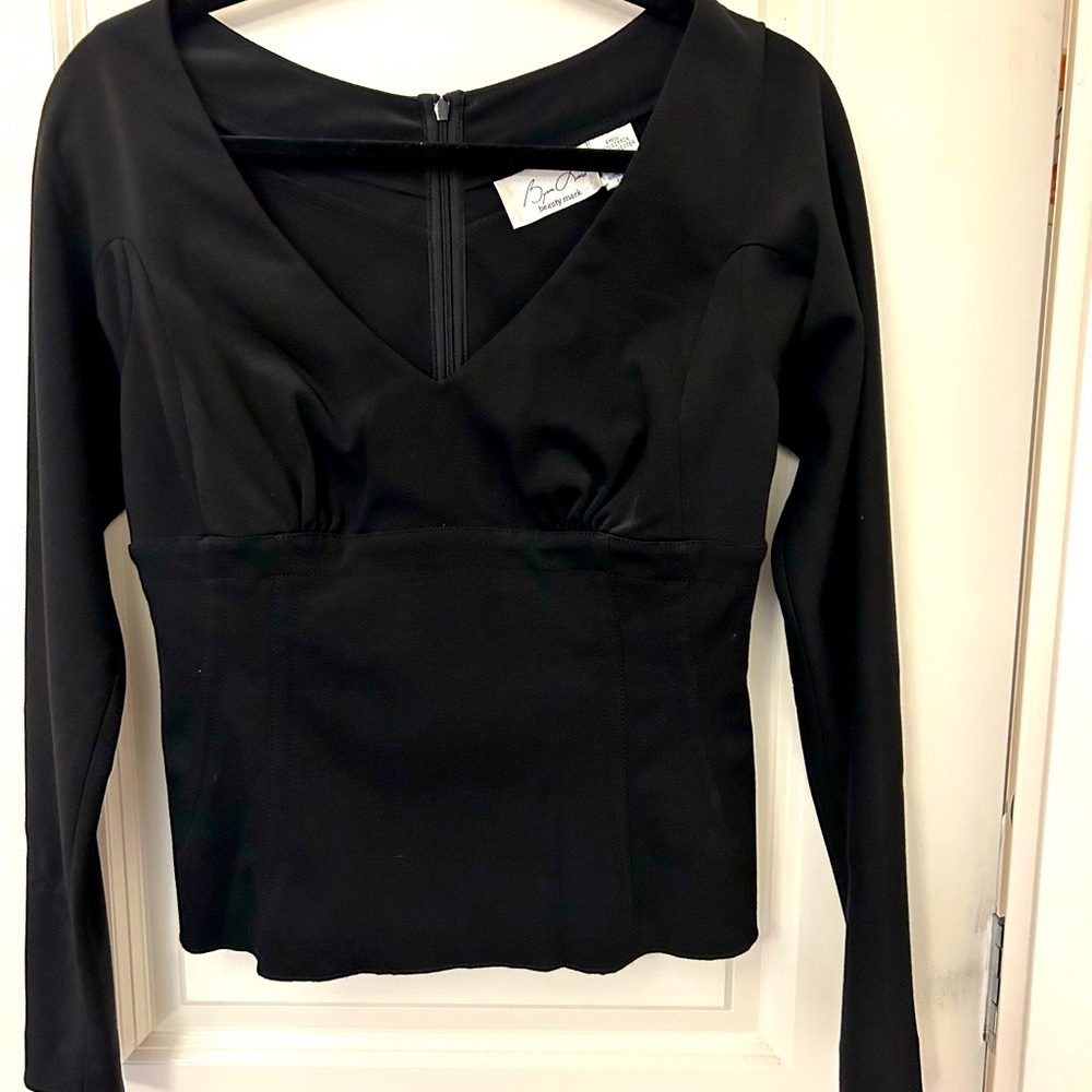 Byron Lars black top new without tags size 6